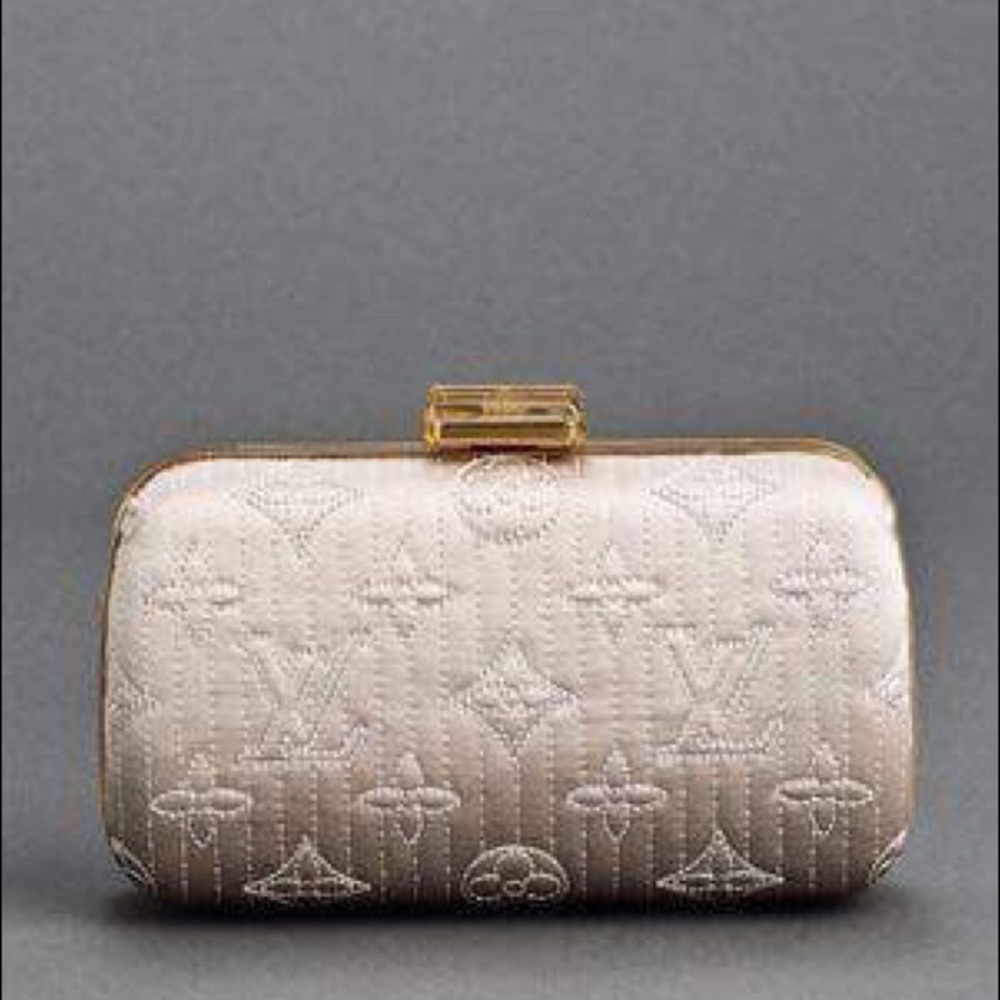 SOLD !!!Louis Vuitton Quilted Motard Minaudiere .